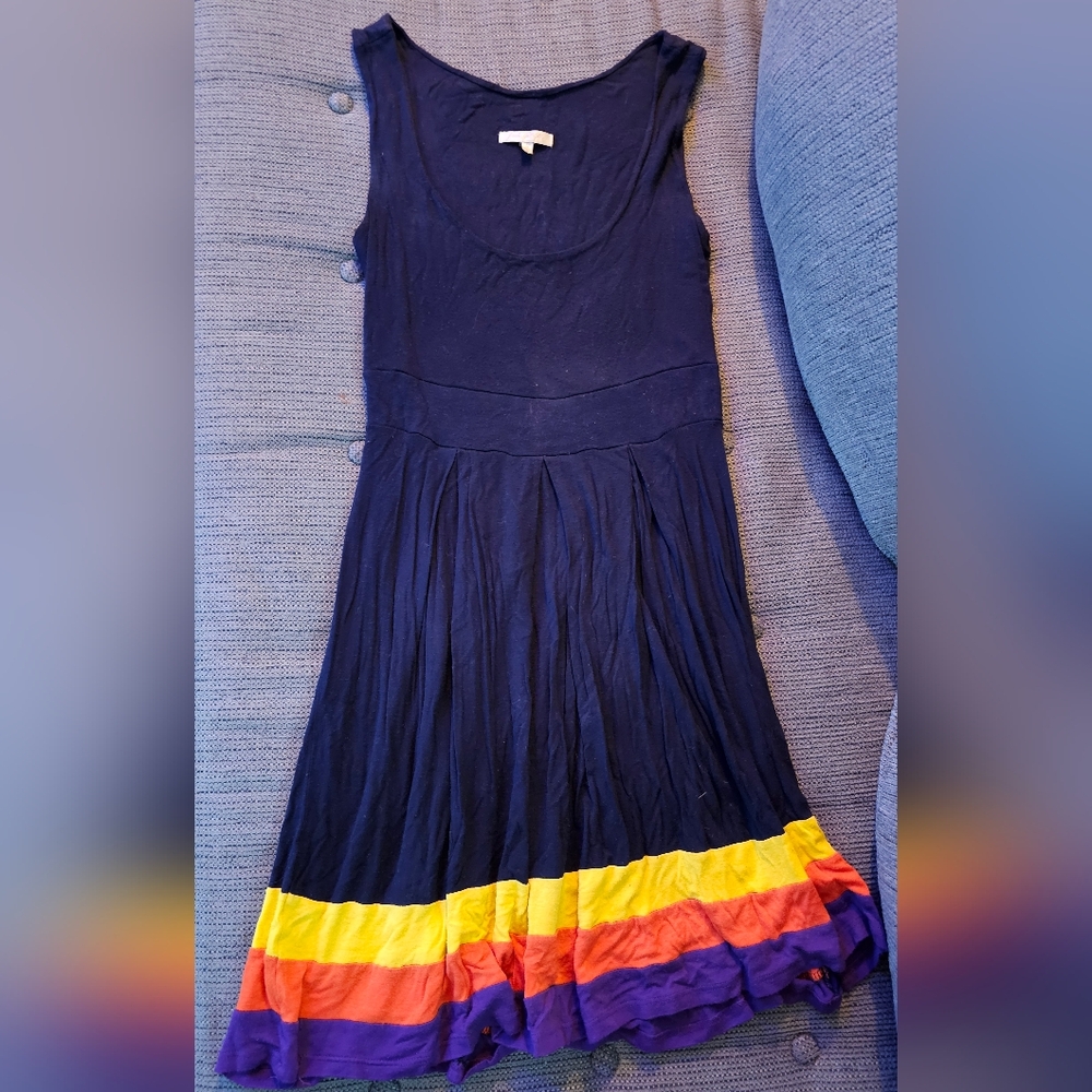 Retro Cotton Knee Length Cotton Dress
